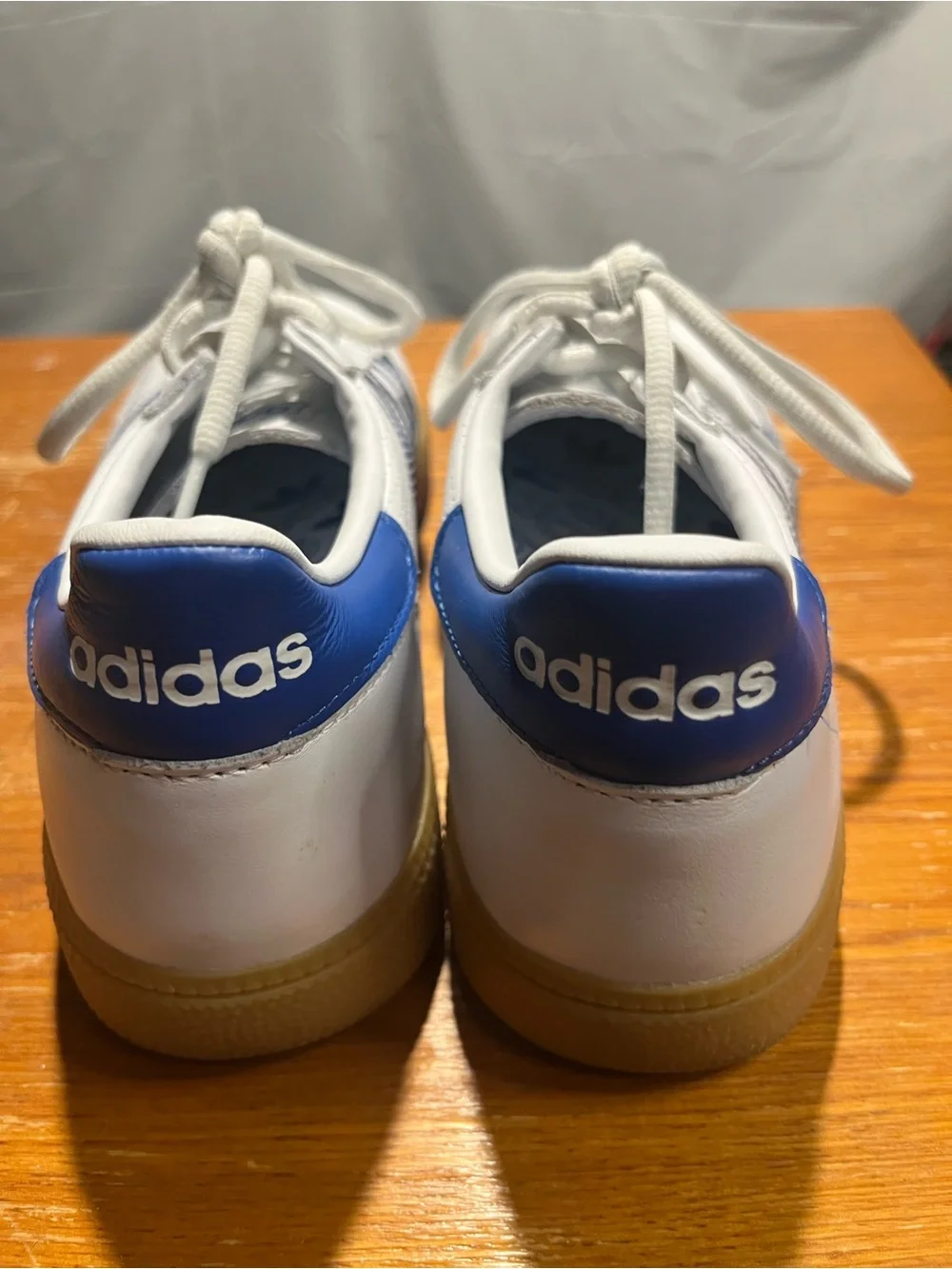adidas Handball Spezial 'White Blue Gum' Men’s Classic Retro Sneakers US 6 1/2